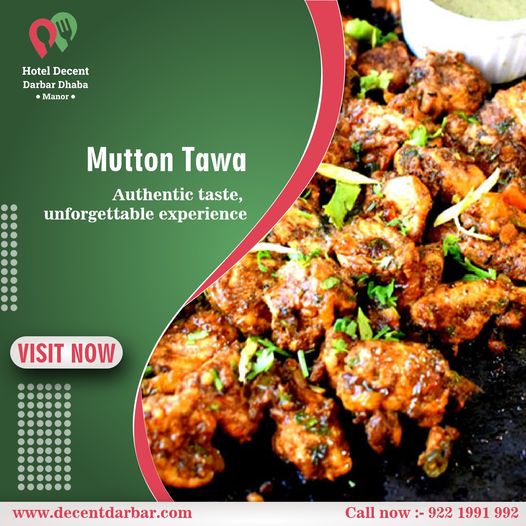 Craving Authentic Mutton Tawa