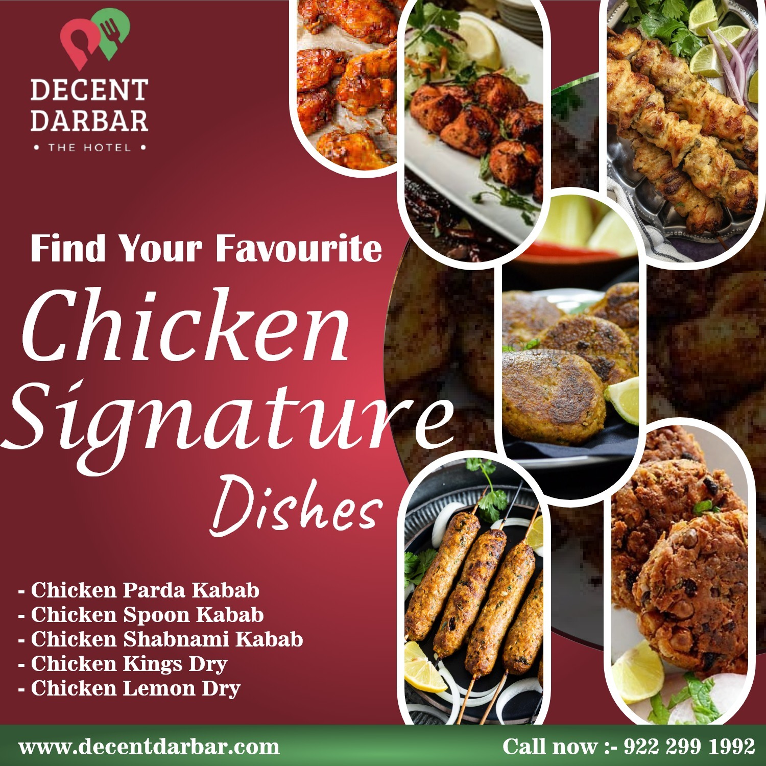 Discover your preferred Chicken Signature dish at 