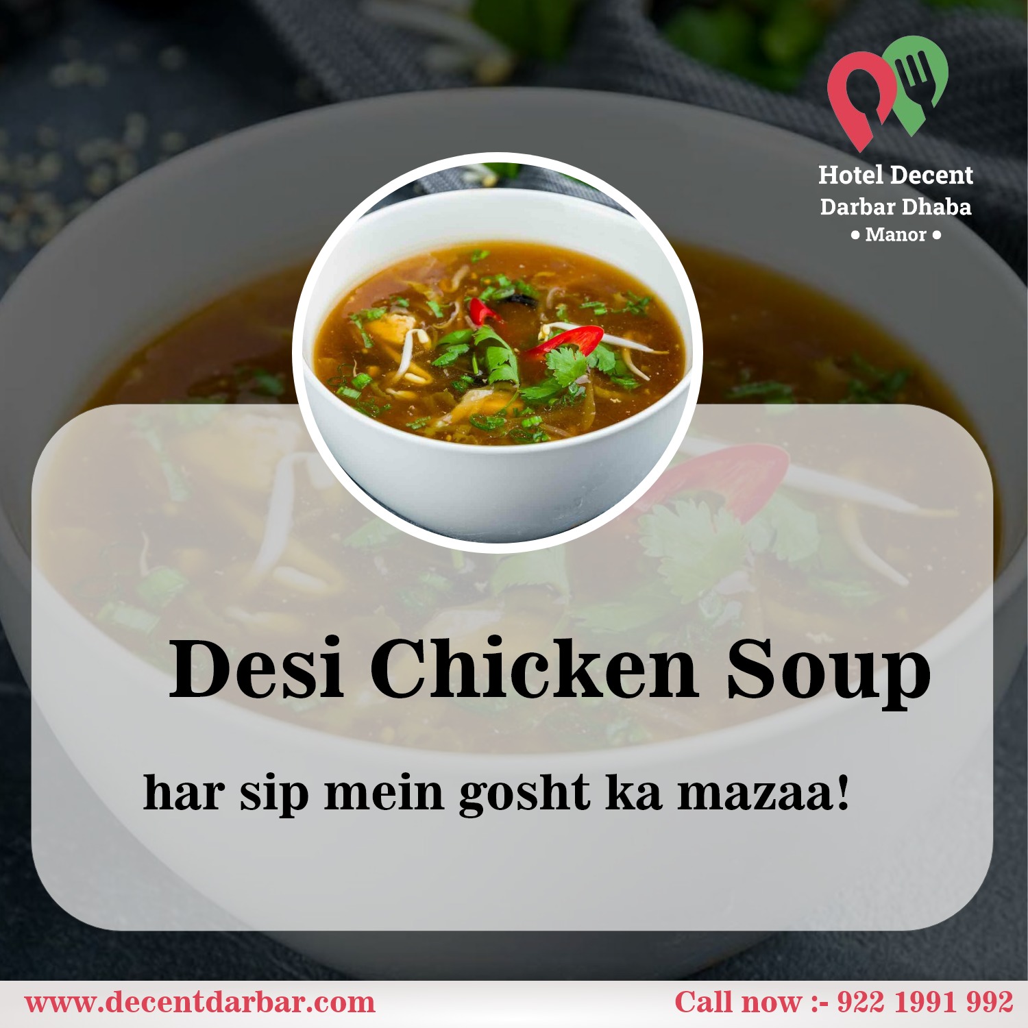 Warm Up with Our Desi Chicken Soup