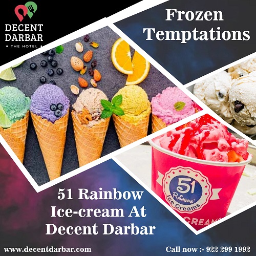 "51 Rainbow Ice Cream: a burst of hues,