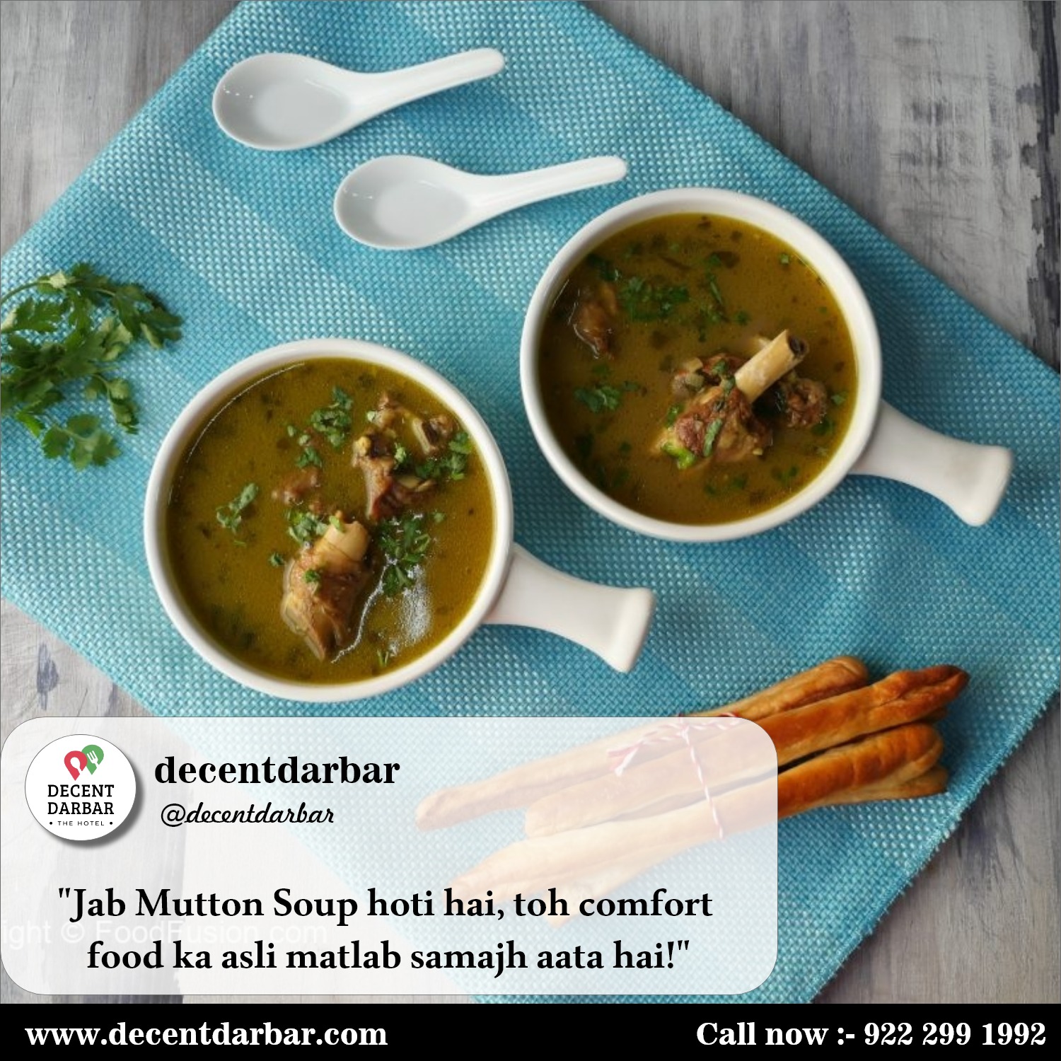 "A bowl of warmth and delight – Mutton Soup from 