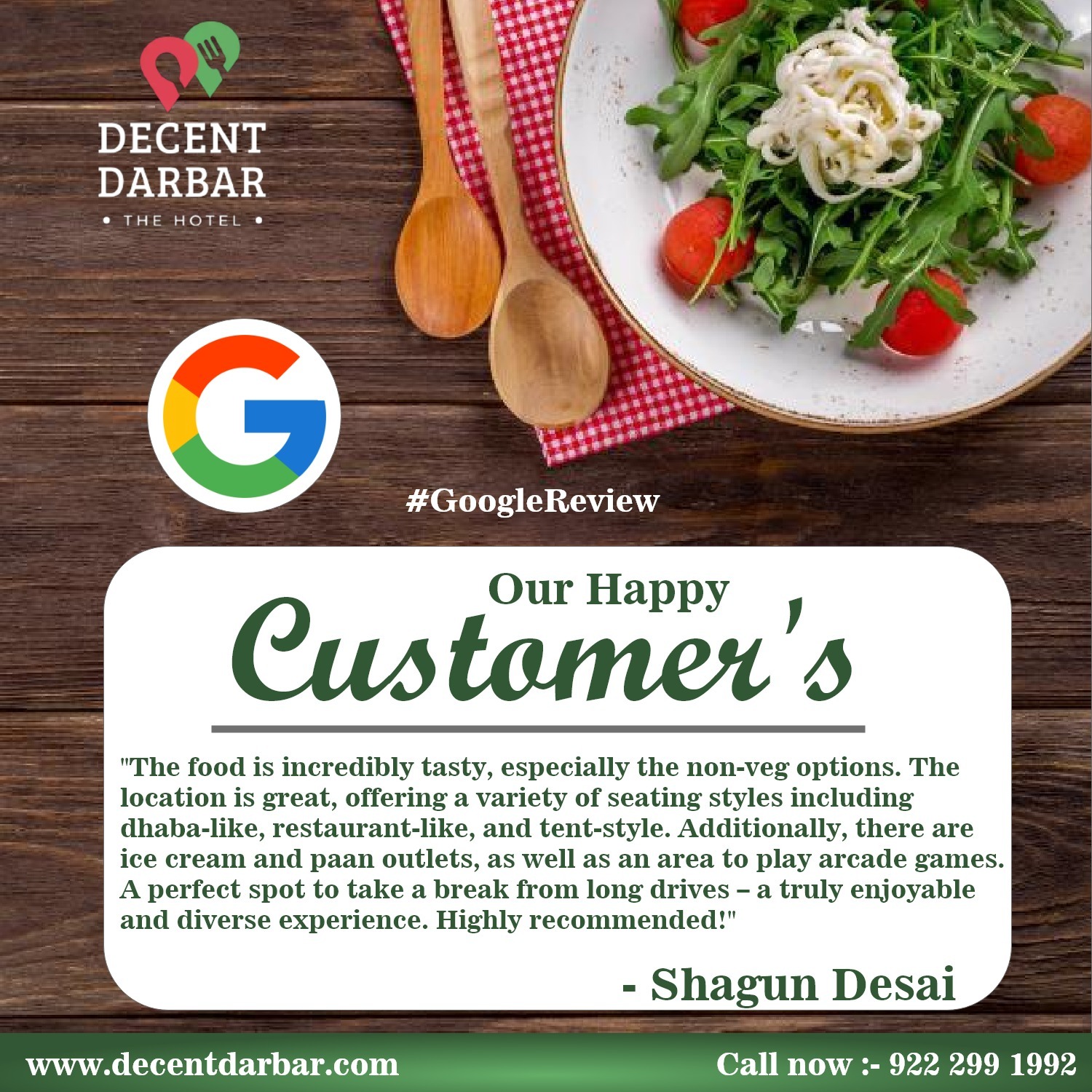 Indulge in excellence at Decent Darbar! 🍽️✨ Your 