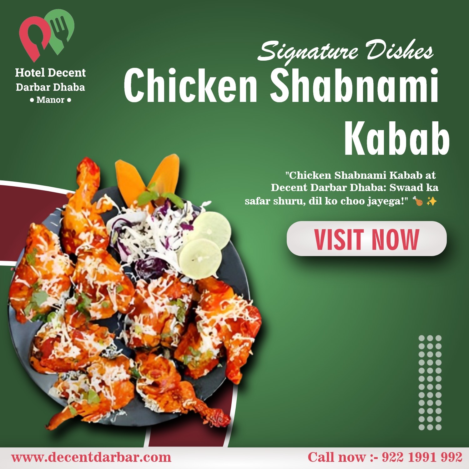 Indulge in Delight: Chicken Shabnami Kabab
