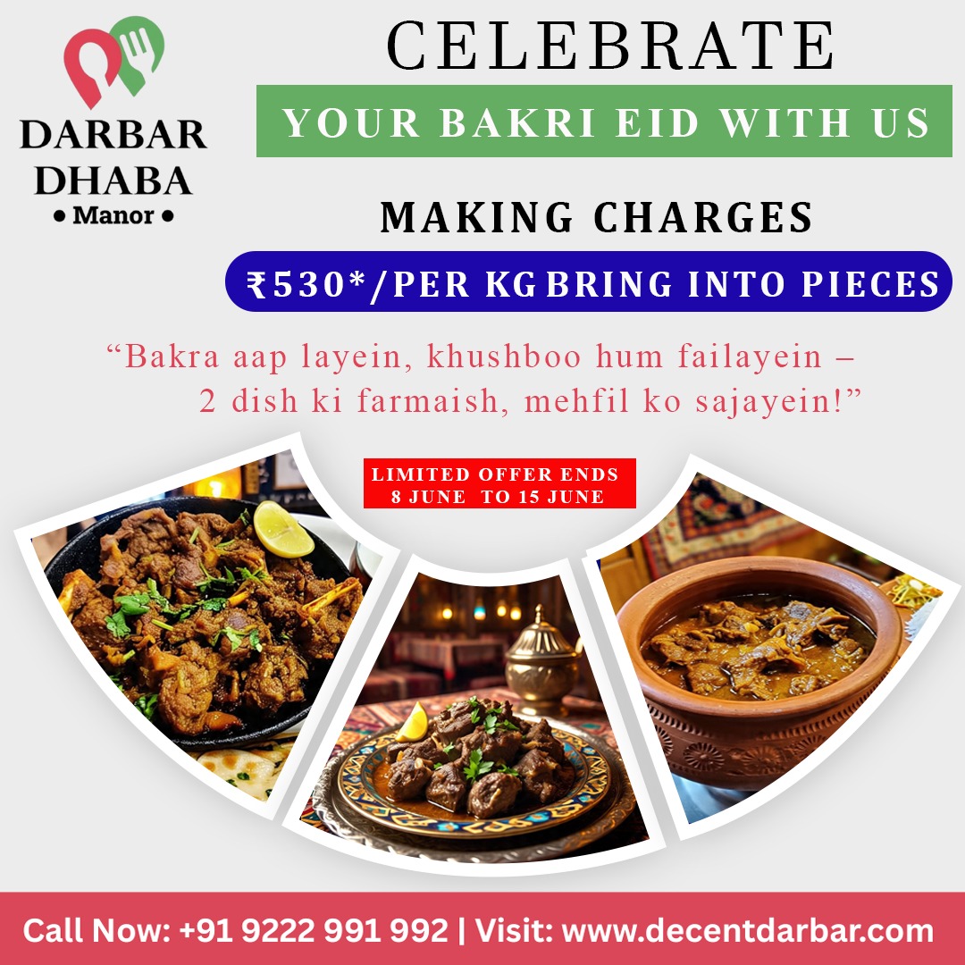  Celebrate Bakri Eid the Royal Way at DARBAR DHABA