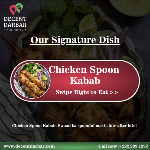 Indulge in the Delight of Chicken Spoon Kabab 