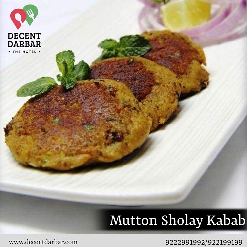 Mutton Sholay Kabab is a spicy and flavorful 