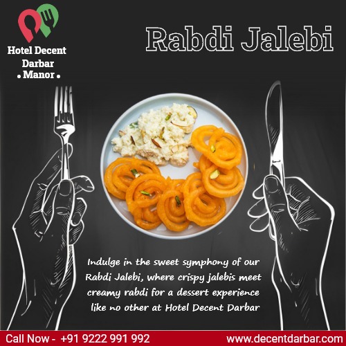 Savor the Irresistible Rabdi Jalebi at Hotel Decen